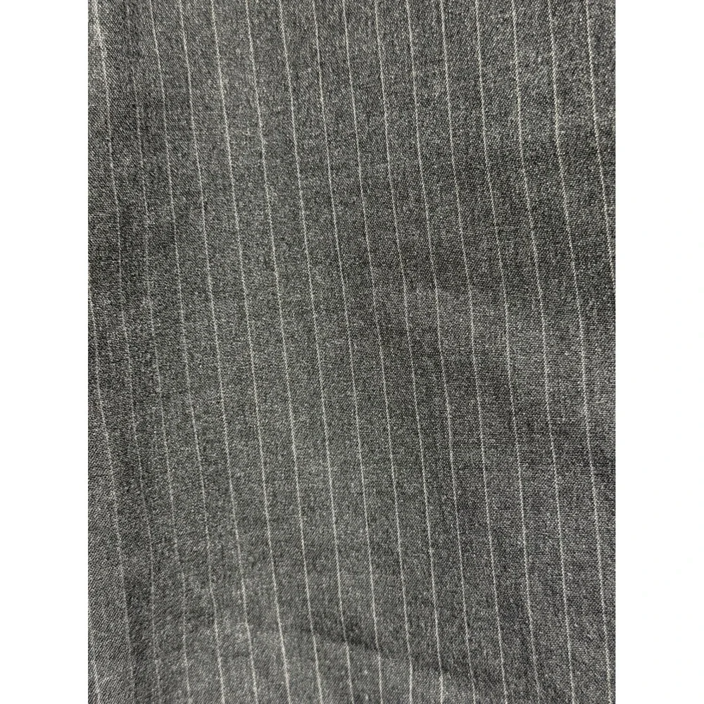 Emerson Lang Pinstripe Skort Gray XL Tailored Office Quiet Luxury EUC